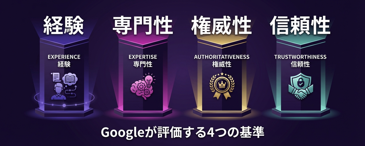E-E-A-T：Googleが評価する4つの基準