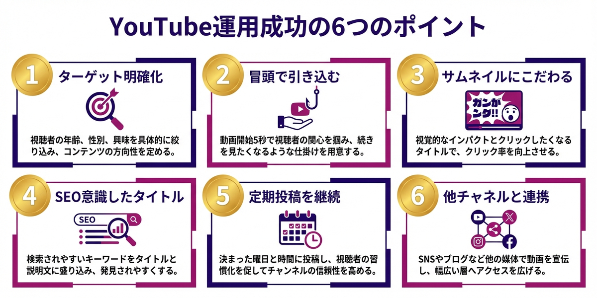 YouTube運用成功のポイント