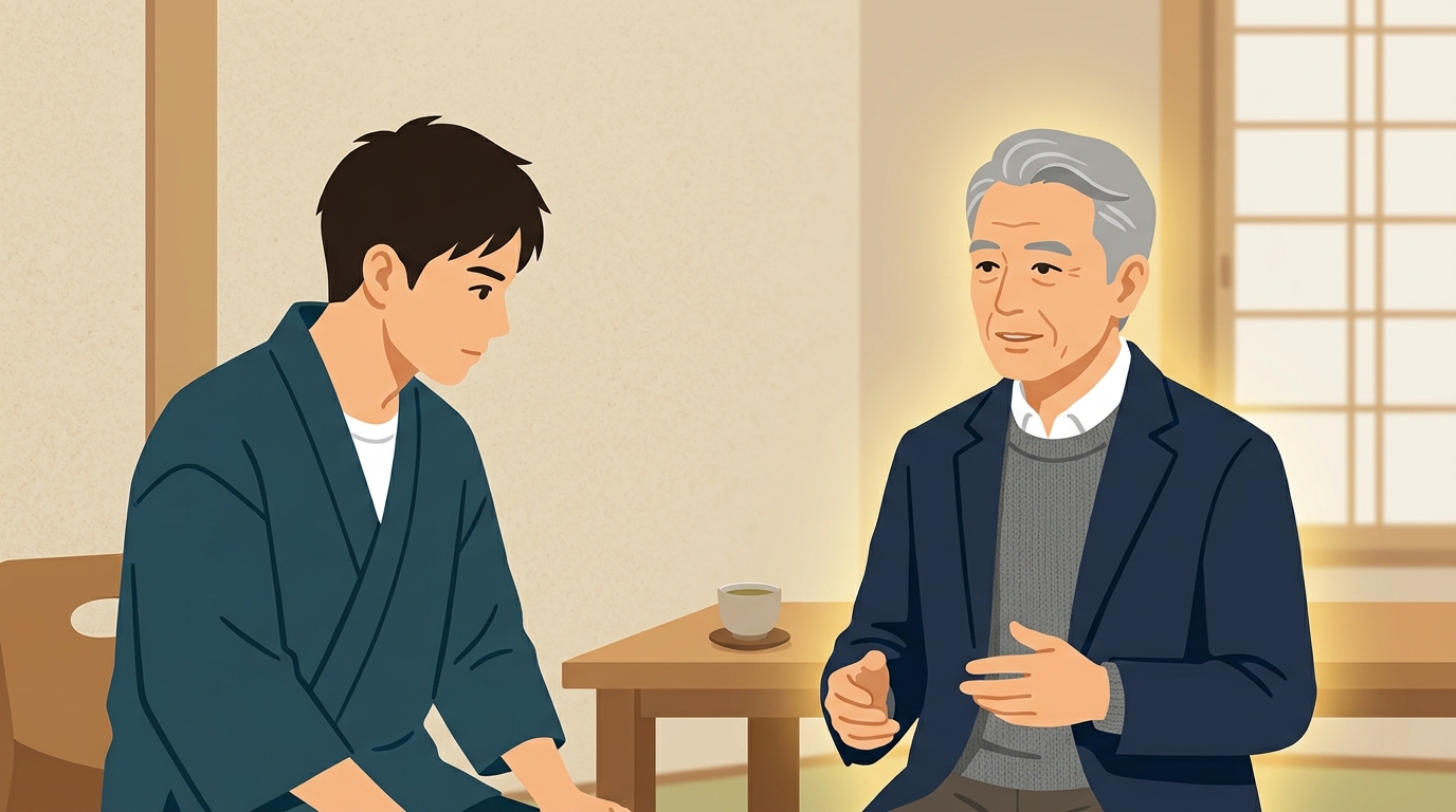 先輩経営者の失敗談に心を打たれる